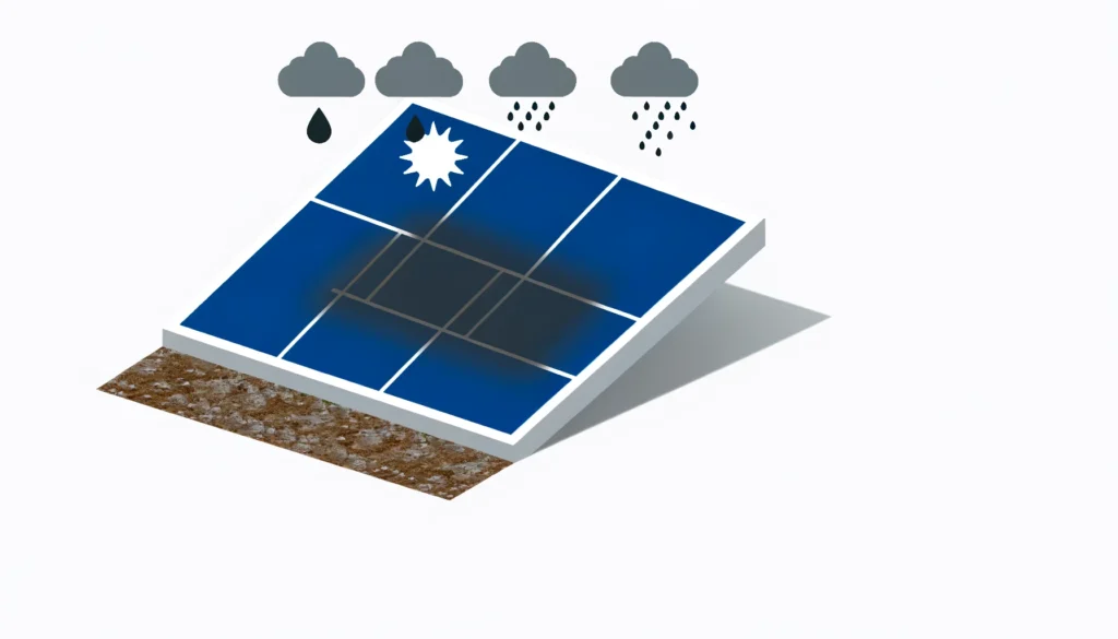 太陽光発電の効率が悪いのはなぜですか？