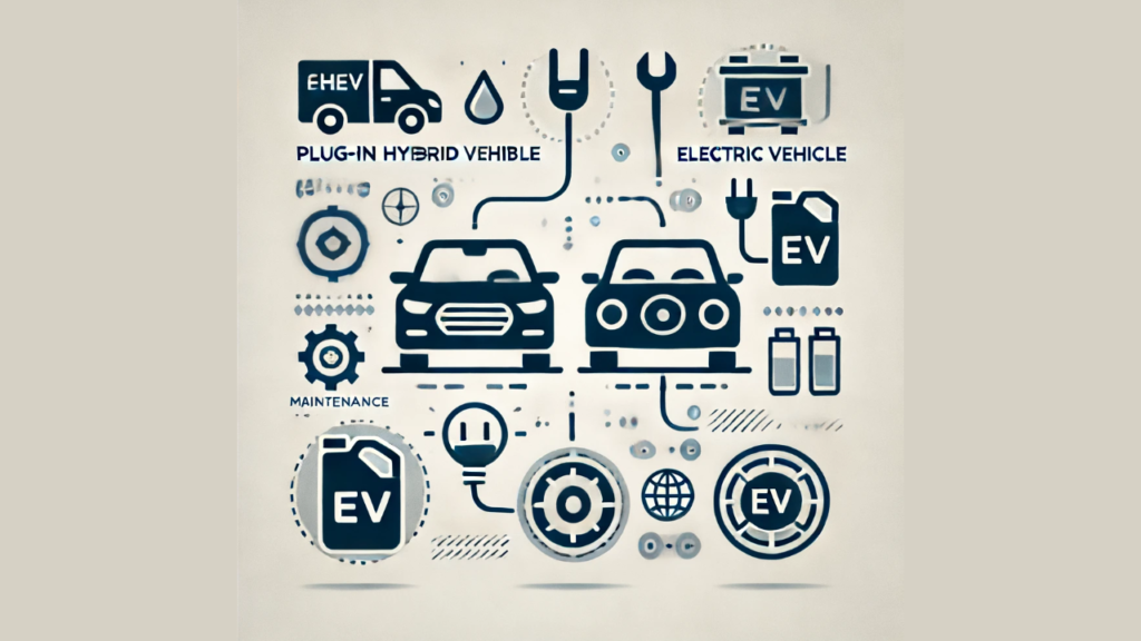 PHEVと電気自動車のメンテナンス費用の比較